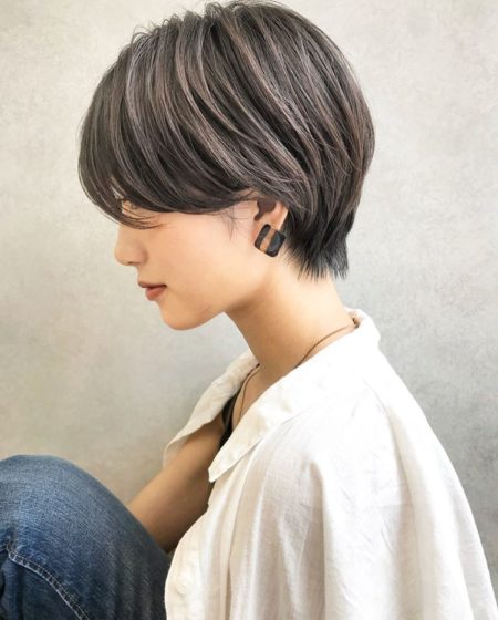 40代のショートヘアスタイル 髪型 面長 丸顔 パーマ Lala Magazine ララマガジン