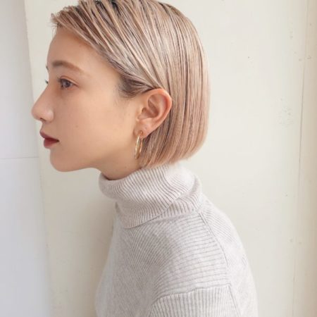 丸顔に似合う 前髪なしミニボブのヘアカタログ Lala Magazine ララ マガジン