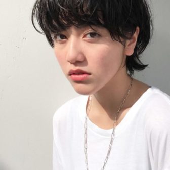 前下がり マッシュショートボブ 代官山の美容室 ミドルダイカンヤマ Middle Daikanyama スタイリスト丸岡 奈央の髪型 ヘアスタイル Lala ララ