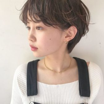 前下がり マッシュショートボブ 代官山の美容室 ミドルダイカンヤマ Middle Daikanyama スタイリスト丸岡 奈央の髪型 ヘアスタイル Lala ララ