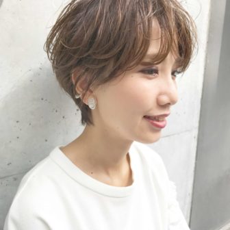 ナチュラルショートパーマ 新宿の美容室films 新宿 フィルムス シンジュク スタイリスト香川 猛流の髪型 ヘアスタイル ヘアカタログ Lala ララ