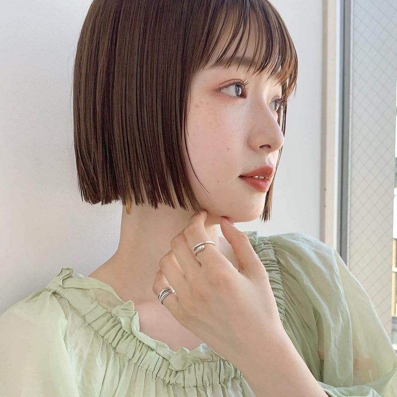 ぷつっとミニボブ｜銀座の美容室 ガーデン トーキョウ（GARDEN Tokyo）スタイリストKOMAKIのヘアスタイル