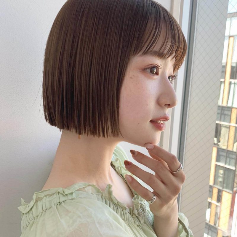 ぷつっとミニボブ 銀座の美容室 ガーデン トーキョウ Garden Tokyo スタイリストkomakiのヘアスタイル 髪型 ヘアカタログ Lala ララ