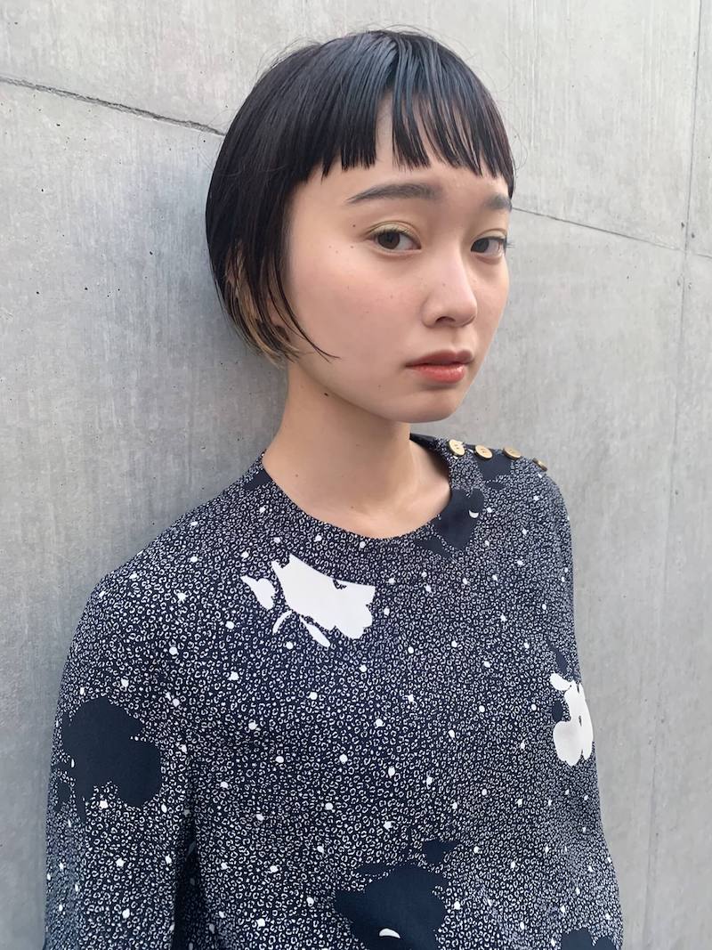 ミニボブイヤリングカラー｜表参道の美容室 JENO （ジェノ）スタイリスト堀江 昌樹の髪型