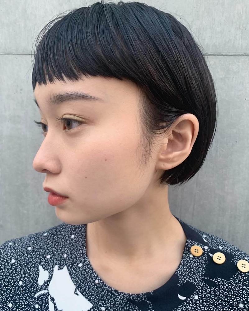 ミニボブイヤリングカラー｜表参道の美容室 JENO （ジェノ）スタイリスト堀江 昌樹の髪型